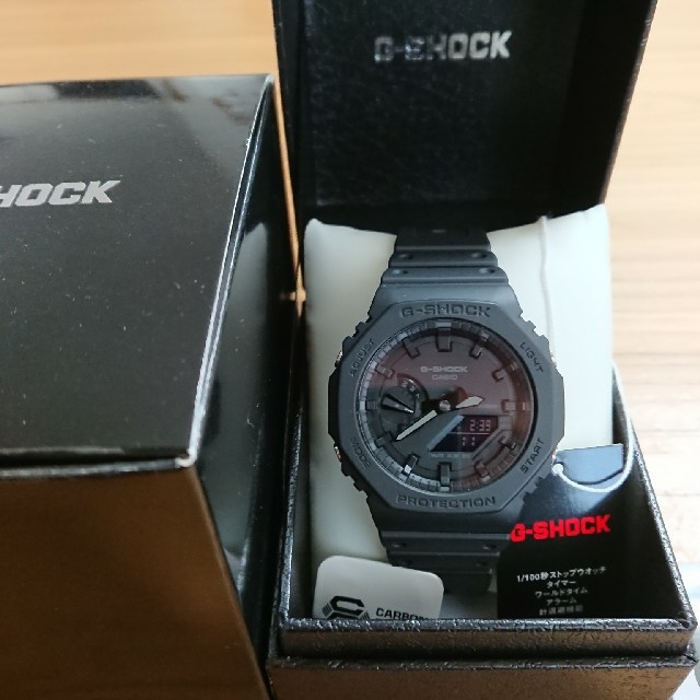 G-SHOCK GA-2100-1A1JF カーボンコア ブラック 箱説明書付