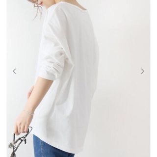 スピックアンドスパン(Spick & Span)のトルファンコットンセットバックT(Tシャツ(長袖/七分))