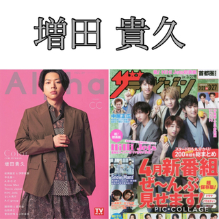 ニュース(NEWS)の雑誌 TVガイド Alpha EPISODE CC 増田貴久 切り抜き(アート/エンタメ/ホビー)