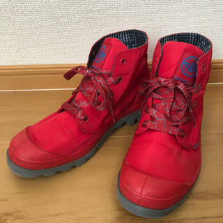 パラディウム(PALLADIUM)のレッド、レインブーツ☆パラディウム(レインブーツ/長靴)