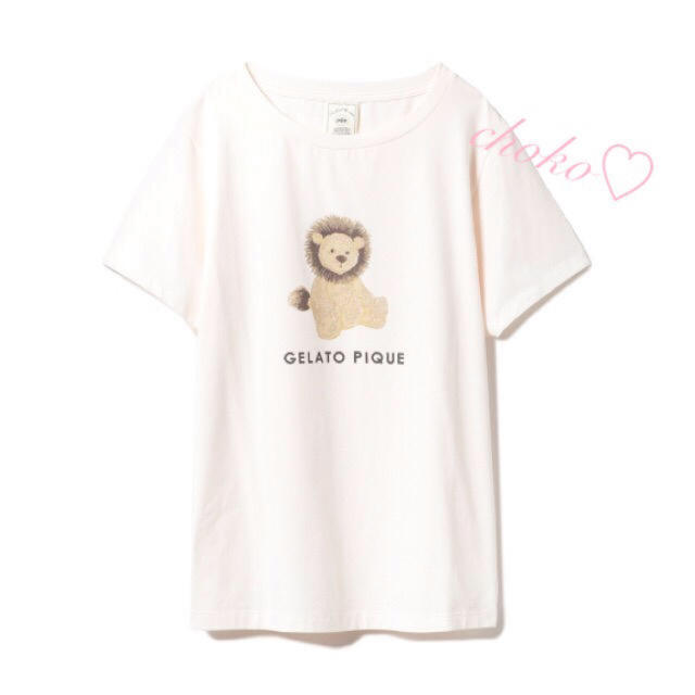 新品♡完売レア♡ジェラートピケ アニマルワンポイントTシャツ ライオン