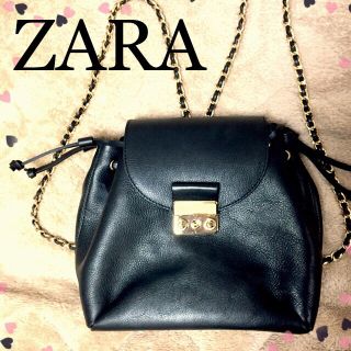 ザラ(ZARA)のZARA本革リュック(リュック/バックパック)