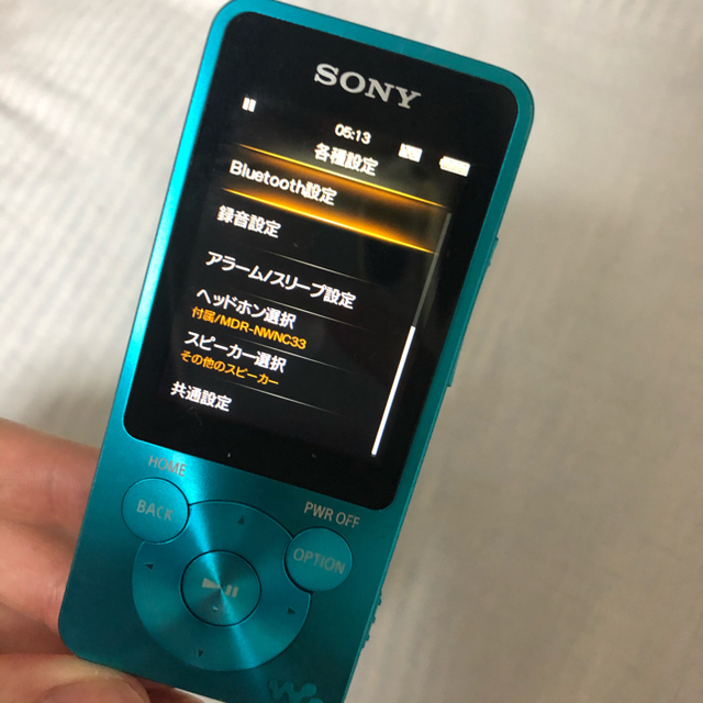 WALKMAN(ウォークマン)のSONY WALKMAN スマホ/家電/カメラのオーディオ機器(ポータブルプレーヤー)の商品写真