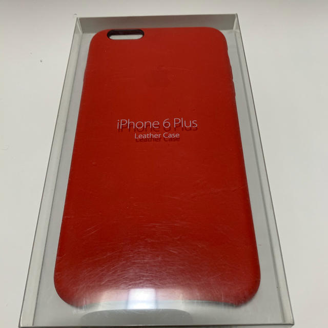 Apple(アップル)のiPhone6s プラス Apple 純正レザーケース スマホ/家電/カメラのスマホアクセサリー(iPhoneケース)の商品写真