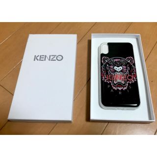 ケンゾー(KENZO)の★新品☆ KENZO iPhoneXS/XケースBKpinkタイガー(iPhoneケース)