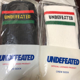 アンディフィーテッド(UNDEFEATED)のundefeated crew sock 2色セット(ソックス)