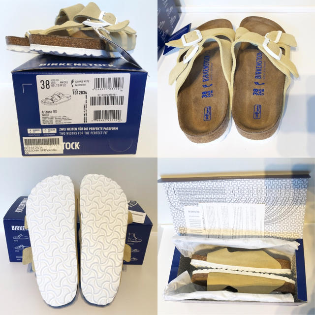 BIRKENSTOCK(ビルケンシュトック)の【新品】ビルケンシュトック 38 アリゾナSFB 細幅 サンダル レディースの靴/シューズ(サンダル)の商品写真