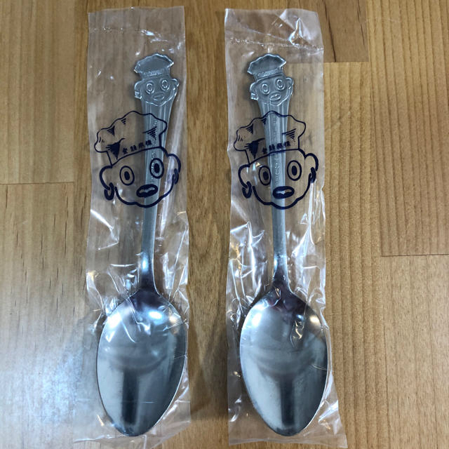 極希少品 未使用 オリエンタルカレー スプーン 昭和初年度品 非売品 2本組 銀