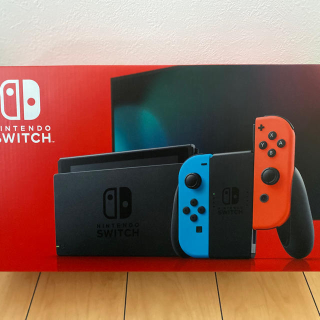 Nintendo Switch(ニンテンドースイッチ)の任天堂スイッチ　新型　新品未使用 エンタメ/ホビーのゲームソフト/ゲーム機本体(家庭用ゲーム機本体)の商品写真