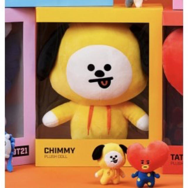 【本文必読】BT21 chimmy ジャンボスタンディングドール ぬいぐるみ