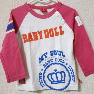 ベビードール(BABYDOLL)のBABYDOLL ベビードール 袖ライン ロンＴ ベビド(Tシャツ/カットソー)