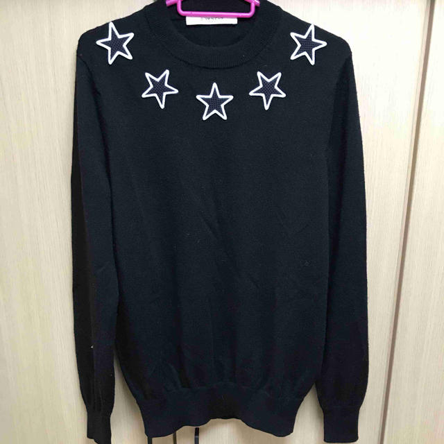 美品 国内正規品 GIVENCHY スター セーター ニット 黒 -