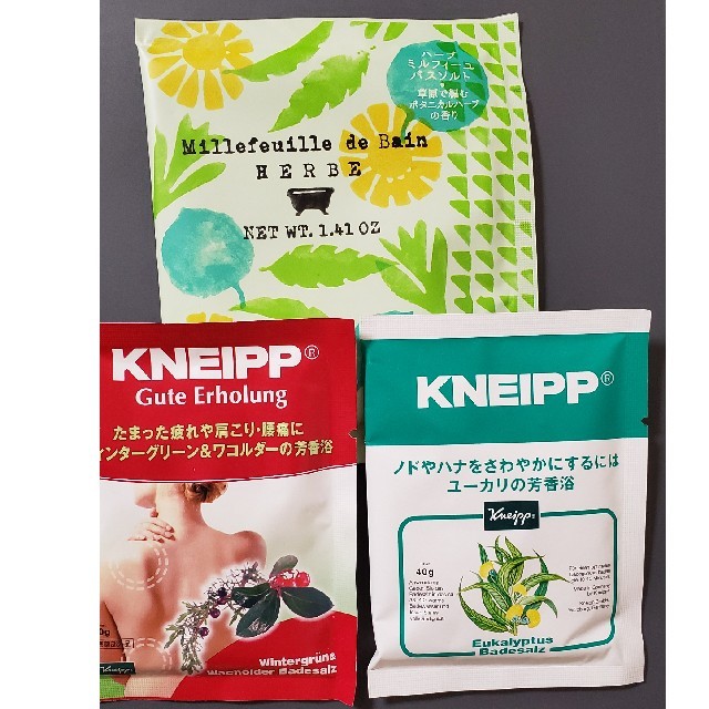 Kneipp(クナイプ)のフェイスマスク　バスソルト　まとめ売り インテリア/住まい/日用品の日用品/生活雑貨/旅行(タオル/バス用品)の商品写真