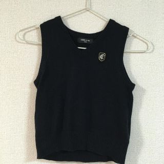 コムサイズム(COMME CA ISM)の紺ベスト　制服　コムサイズム(ニット)