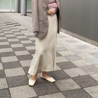 マウジー(moussy)のSUPPLE LONG スカート moussy(ロングスカート)