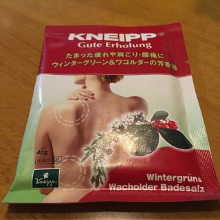 クナイプ(Kneipp)のクナイプ　バスソルト　ウインターグリーン&ワコルダー(入浴剤/バスソルト)