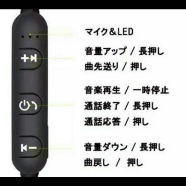 大人気☆Bluetooth ☆ワイヤレスイヤホン☆メッキクローム☆ スマホ/家電/カメラのオーディオ機器(ヘッドフォン/イヤフォン)の商品写真