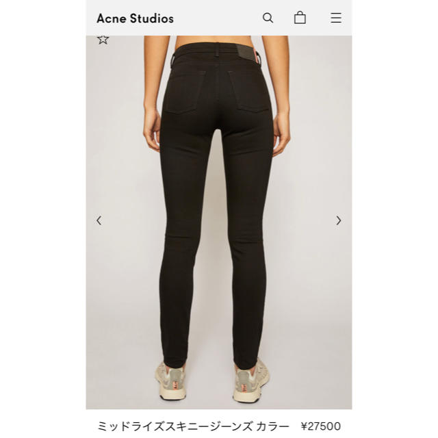 ACNE Acne Studios Climb Stay Black アクネ スキニーの通販 by t's shop|アクネならラクマ - 特価大人気