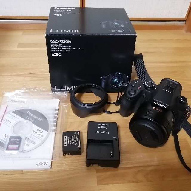 値下げ中✩パナソニックDMC-FZ1000+SDカード 【おまけ付】 14700円