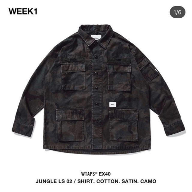 Lサイズ WTAPS JUNGLE LS 02 SHIRT CAMOトップス