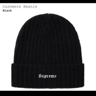 シュプリーム(Supreme)の19aw Supreme Cashmere Beanie Black(ニット帽/ビーニー)