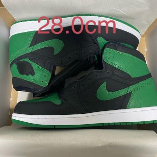 ナイキ(NIKE)のNIKE AIR JORDAN 1 OG "BLACK/PINE GREEN"(スニーカー)