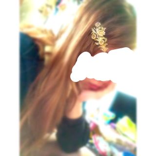 フラワー(flower)のFlower バレッタ レトロ 古着(バレッタ/ヘアクリップ)