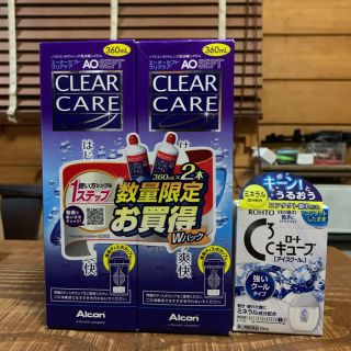 クリアクレア(clear crea)のAOセプト クリアケア 360ml2本セット(日用品/生活雑貨)