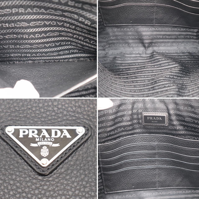 《PRADA/クラッチバッグ》ABランク‼︎ 美品‼︎ 本物保証‼︎ 袋付き‼︎