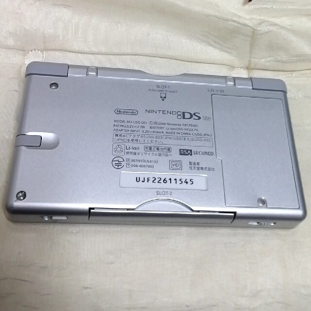 ニンテンドーDS(ニンテンドーDS)のDSlite エンタメ/ホビーのゲームソフト/ゲーム機本体(携帯用ゲーム機本体)の商品写真