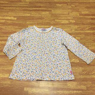 ミキハウス(mikihouse)のミキハウス　花柄七分袖シャツ　90(Tシャツ/カットソー)