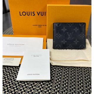 ルイヴィトン(LOUIS VUITTON)のルイヴィトン LOUISVUITTON二つ折りマネークリップ パンス エクリプス(折り財布)