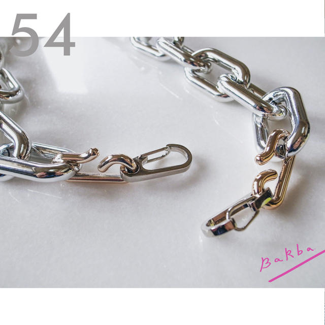 【54cm】Oversized Link Necklace  メンズのアクセサリー(ネックレス)の商品写真
