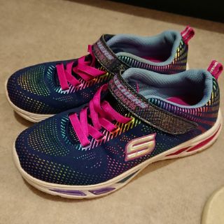 スケッチャーズ(SKECHERS)の☆極美品 スケッチャーズ光るスニーカー ★21cm(スニーカー)