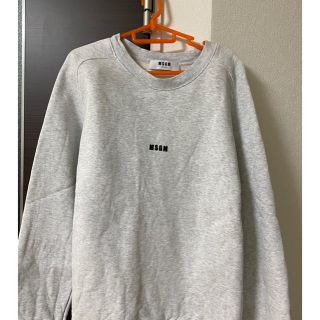 エムエスジイエム(MSGM)のMS GM ロゴ　スウェット　グレー　XL(スウェット)