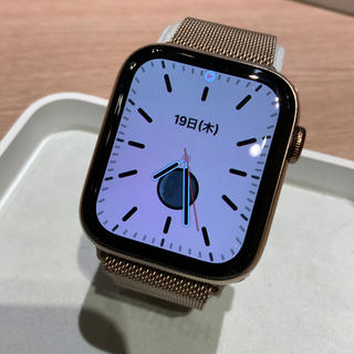 アップルウォッチ(Apple Watch)のApple Watch series4 セルラー 44mm ゴールド ステンレス(腕時計(デジタル))