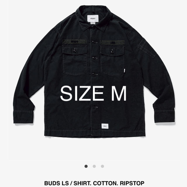 送料無料 20SS WTAPS BUDS LS BLACK M RIPSTOP