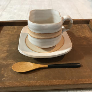 新品☆信楽焼 コーヒー碗皿 作家物 6客(食器)