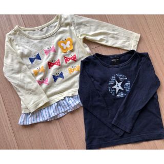 コムサイズム(COMME CA ISM)の長袖Tシャツ2枚セット☆サイズ90(Tシャツ/カットソー)