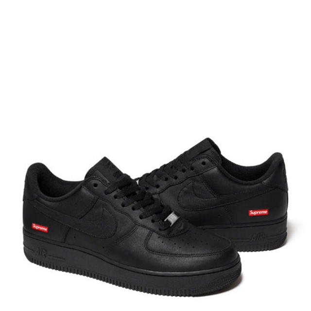 Supreme(シュプリーム)の27㎝ supreme20ss NIKE AIR FORCE1 BLACK メンズの靴/シューズ(スニーカー)の商品写真