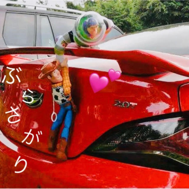 必死にバズにつかまるウッディ❤️カーアクセサリー【トイ 必死にバズにつかまるウッディ❤️カーアクセサリー【トイ