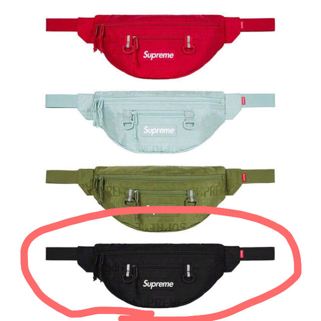 supreme 19ss waist bag