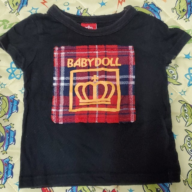 BABYDOLL(ベビードール)のベビードール BABYDOLL 半袖 トップス Tシャツ チェック 80 キッズ/ベビー/マタニティのベビー服(~85cm)(Ｔシャツ)の商品写真