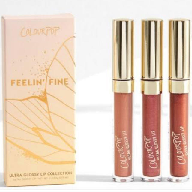 colourpop(カラーポップ)のcolourpop feelin' fine 3本セット コスメ/美容のベースメイク/化粧品(リップグロス)の商品写真