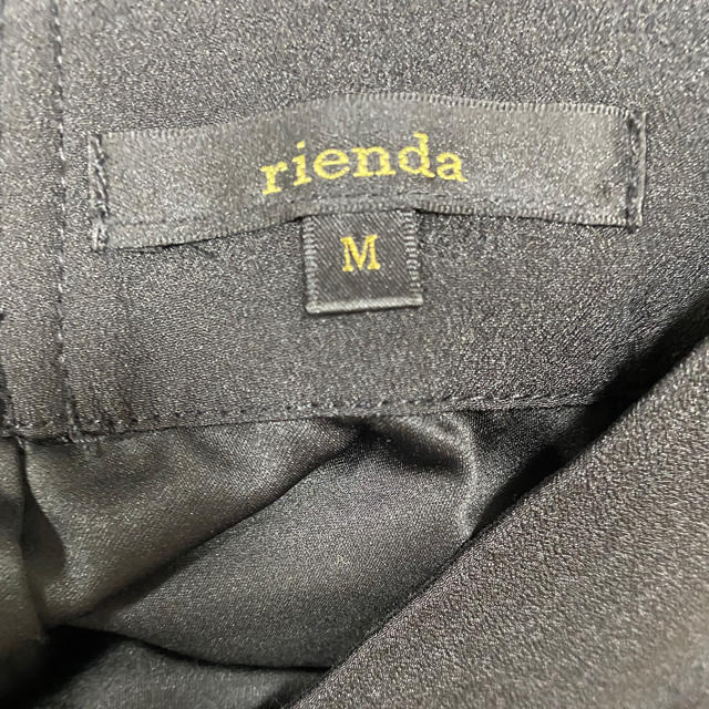 rienda(リエンダ)のrienda☆ワイドパンツ☆黒 レディースのパンツ(その他)の商品写真