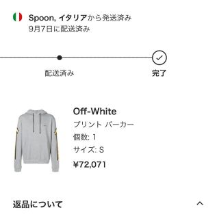 オフホワイト(OFF-WHITE)の☆ー様専用Off-White パーカー(パーカー)