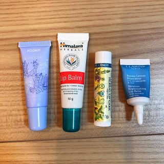 クラランス(CLARINS)の新品未使用　リップバーム4点セット(リップケア/リップクリーム)