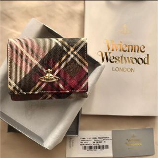 ヴィヴィアンウエストウッド(Vivienne Westwood)の【新品未使用】限定品！ ヴィヴィアン ウエストウッド  三つ折り財布 チェック(財布)