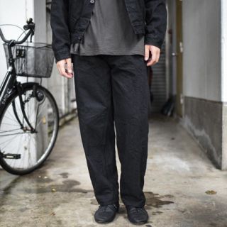 COMOLI コモリ デニムベルデッドパンツ　2020aw 黒　サイズ2