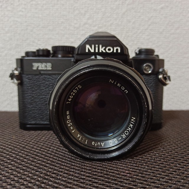 NIKON FM2 NIKKOR-S.C Auto 1:1.4 f=50mm www.clipnclimbhuttpark.co.nz